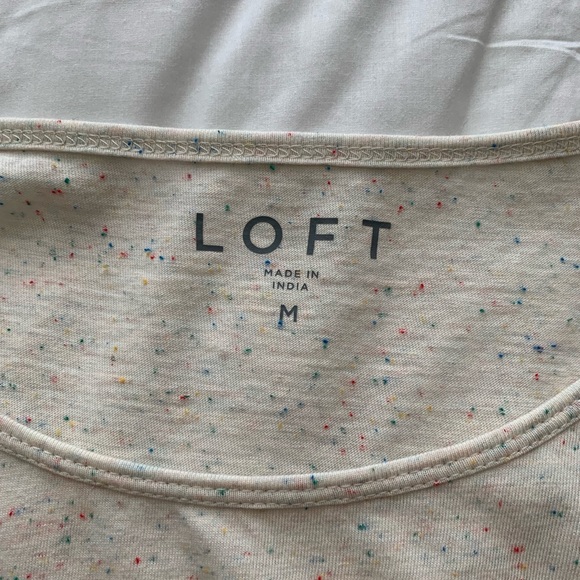 Peplum Speckled Long Sleeve - Picture 4 of 4